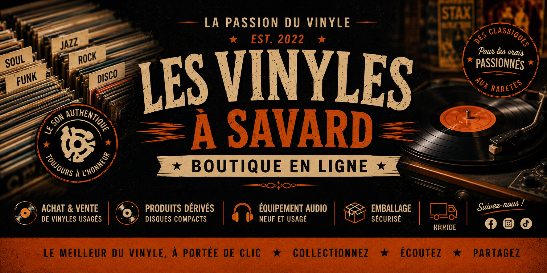 Les vinyles à Savard