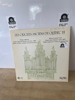 Les orgues anciens du Québec